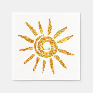 Servilleta De Papel Sun de oro