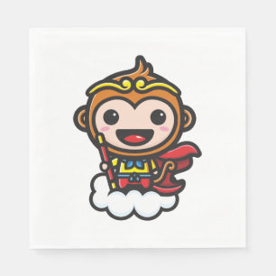 Servilleta De Papel Sun Wu Kong Sonríe Por Ti