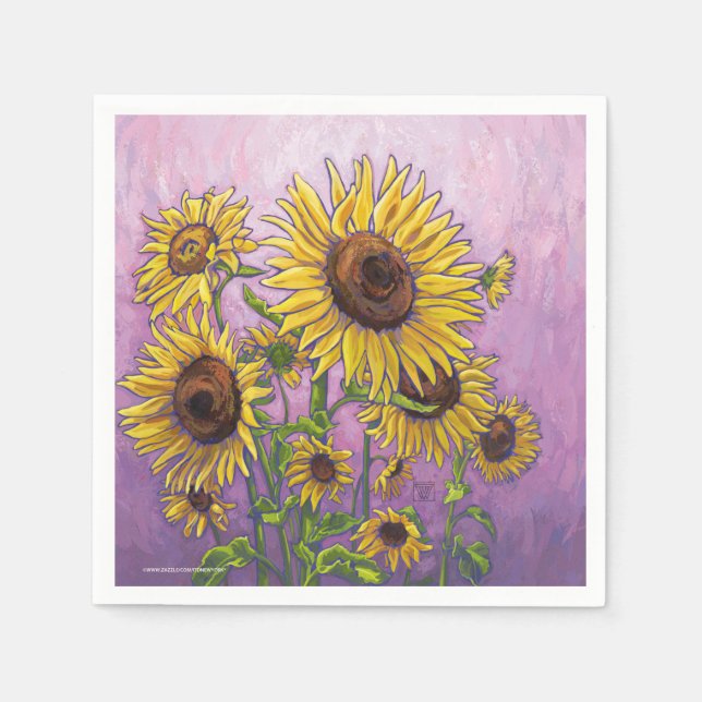 Servilleta De Papel Sunflower (Anverso)