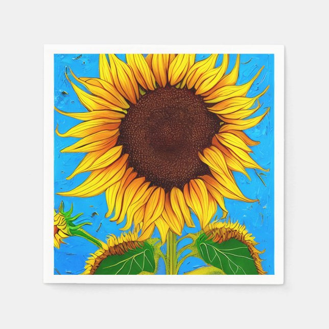 Servilleta De Papel Sunflower (Anverso)