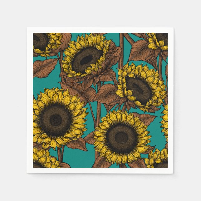 Servilleta De Papel Sunflower (Anverso)