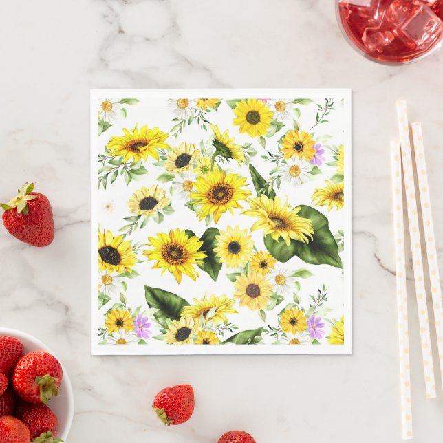 Servilleta De Papel Sunflower 7 (In situ)
