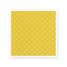 Sunny Radiance Pattern Cocktail Napkins