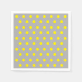 Servilleta De Papel Sunny Splatter Polka Dot Pattern