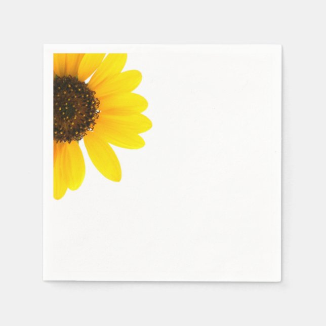 Servilleta De Papel Sunny Sunflower (Anverso)