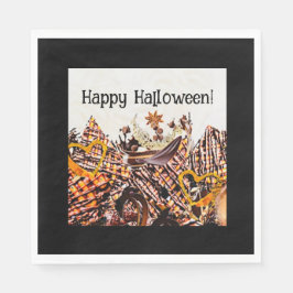 SERVILLETA DE PAPEL ¡SUNS! RAYO DE SOL! ¡FELIZ HALLOWEEN! :)