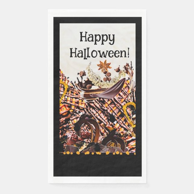 SERVILLETA DE PAPEL ¡SUNS! RAYO DE SOL! ¡FELIZ HALLOWEEN! :) (Anverso)