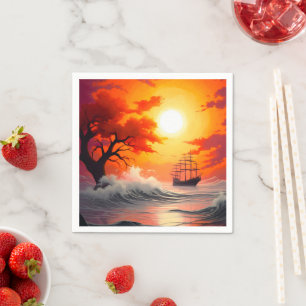 Servilleta De Papel Sunset