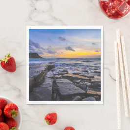 Servilleta De Papel Sunset Beach Standard Luncheon Paper Napkins 31