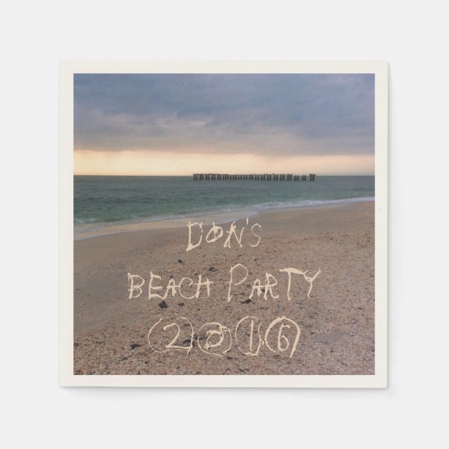 Servilleta De Papel Sunset de la isla Gasparilla (Anverso)