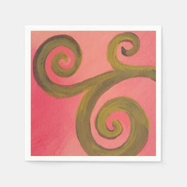 Servilleta De Papel Sunset Swirl