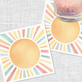 Servilleta De Papel Sunshine Colorous Summer Sun
