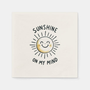 Servilleta De Papel Sunshine En Mi Mente