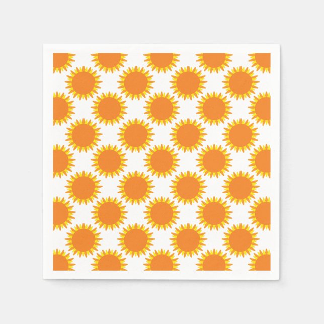 Servilleta De Papel Sunshine Pattern  (Anverso)