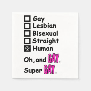 Servilleta De Papel Super Gay