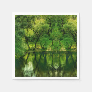 Servilleta de papel Super Green River Tree Reflect
