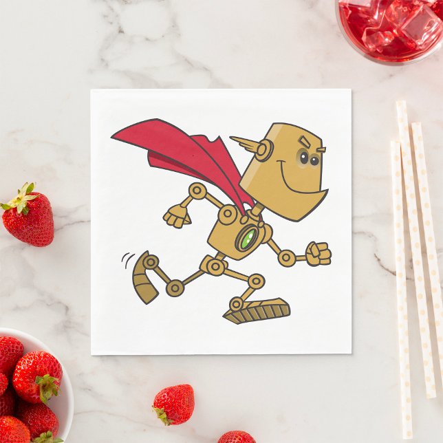 Servilleta De Papel Super Robot (Subido por el creador)