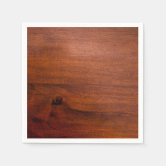 Servilleta De Papel Superficie de madera de caoba