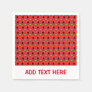 Servilleta De Papel Superheroína cómica burla bomba explosión Personal