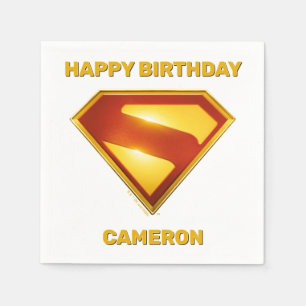 Servilleta De Papel Superman Golden S Shield Brilliance