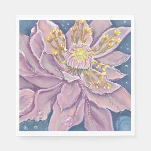 Servilleta De Papel Supernatural Flower (Anverso)