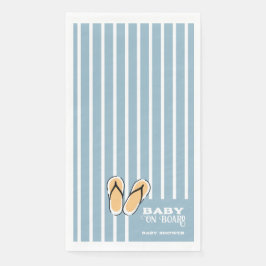Servilleta De Papel Surf Board Baby Shower Custom - Gender Neutral