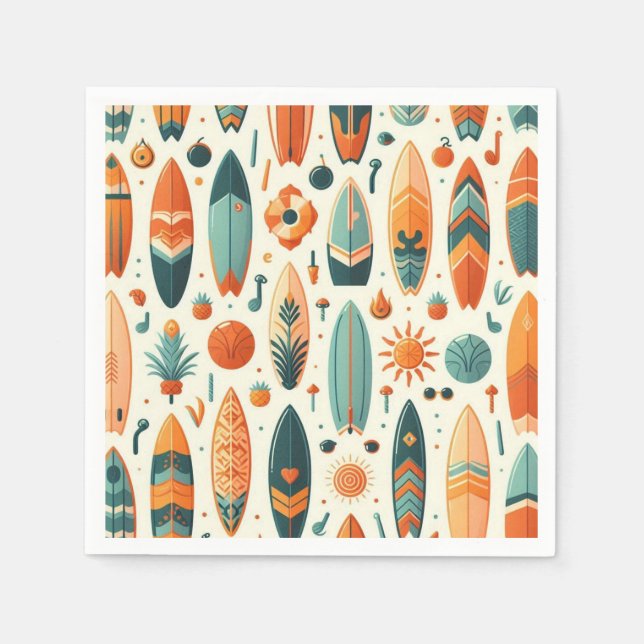 Servilleta De Papel Surf Life (Anverso)
