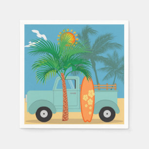 Servilleta De Papel Surfer Paper Napkin