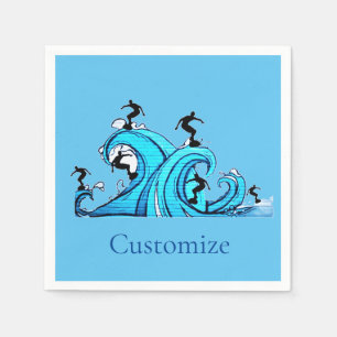 Servilleta De Papel Surfers Everywhere Thunder_Cove