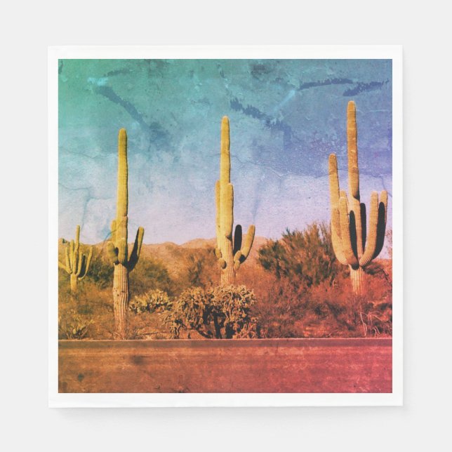 Servilleta De Papel Suroeste del desierto de Arizona (Anverso)