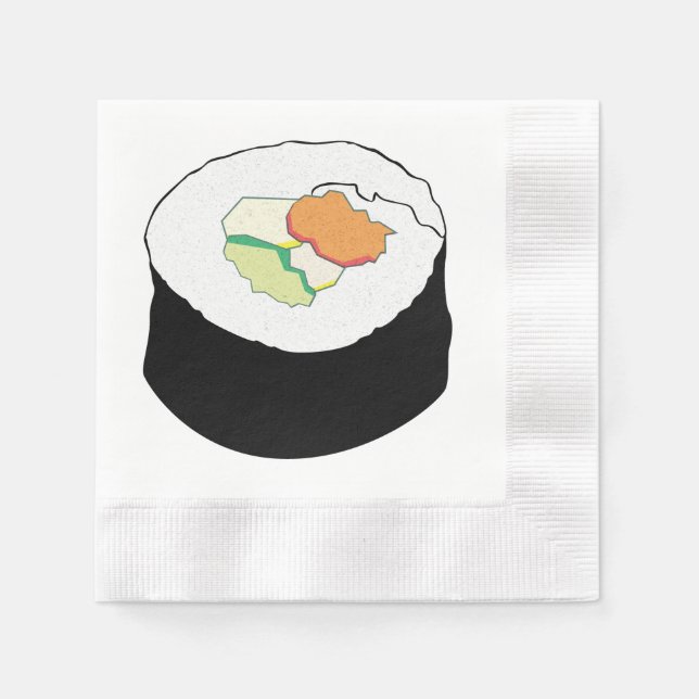 SERVILLETA DE PAPEL SUSHI (Anverso)