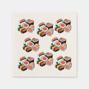 Servilleta De Papel Sushi Napkin