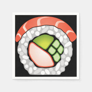 Servilleta De Papel Sushi Roll