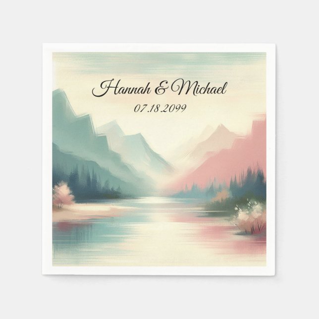 Servilleta De Papel Susurros de un solsticio de invierno (Anverso)