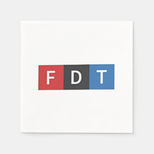 Servilleta De Papel Sutiles antidemócratas anti-Maga del FDT