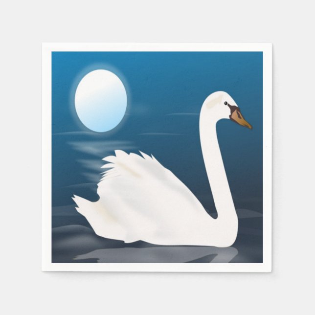 SERVILLETA DE PAPEL SWAN BLANCO (Anverso)