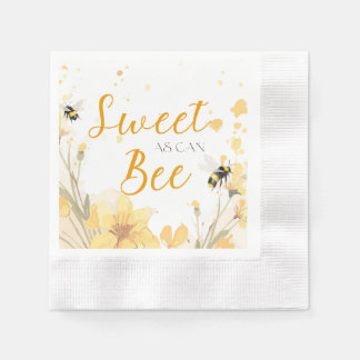 Servilleta De Papel Sweet as Can Bee dessert napkin