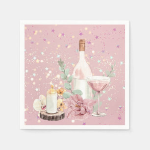 Servilleta De Papel Sweet candy abstract art and romantic cottage