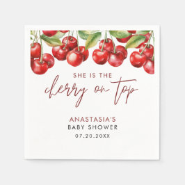 Servilleta De Papel Sweet Cherry Baby Shower