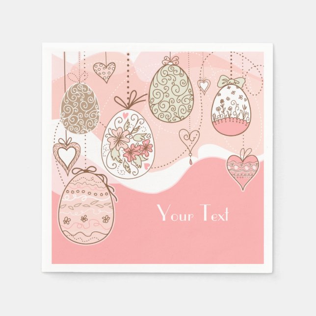 Servilleta De Papel Sweet Elegance Easter Eggs (Anverso)