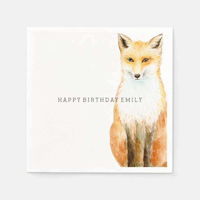 Servilleta De Papel Sweet Fox (Anverso)