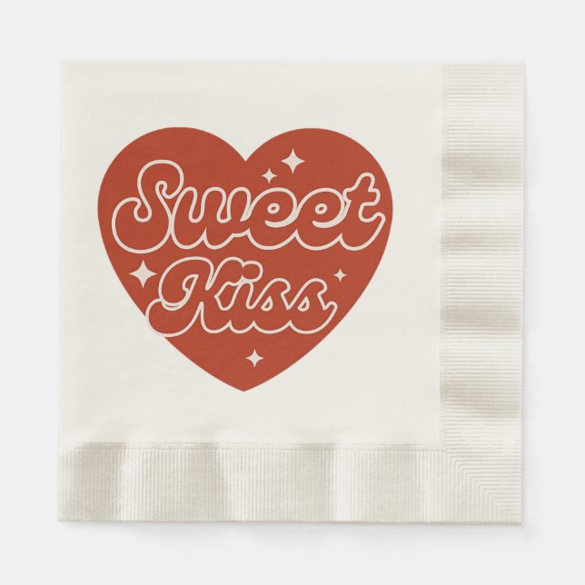 Servilleta De Papel Sweet Kiss Napkins (Anverso)