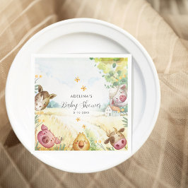 Servilleta De Papel Sweet Little Farm Baby Shower 