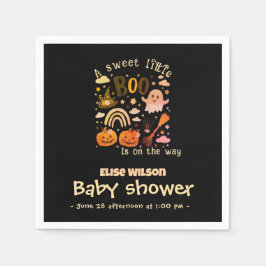 Servilleta De Papel Sweet Little Halloween boo is on the way
