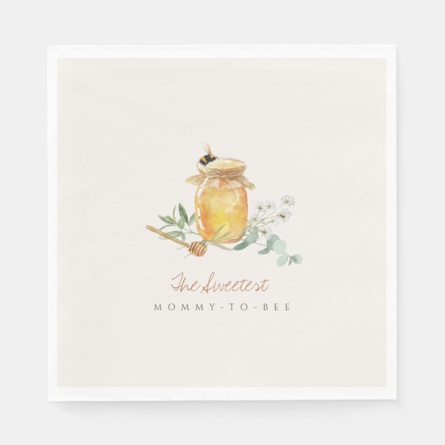 Servilleta De Papel Sweet Little Honey Baby Shower (Anverso)