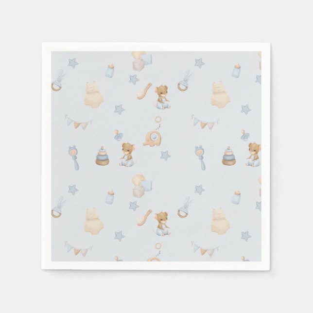 Servilleta de papel Sweet Little Mouse (Anverso)