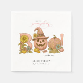 Servilleta De Papel Sweet Little patch pumpkin florals está en camino