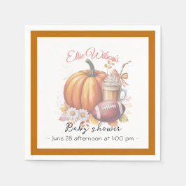 Servilleta De Papel Sweet little pumpkin is on the way