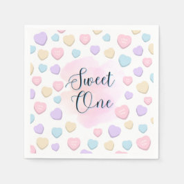 Servilleta De Papel Sweet One First Birthday Napkins