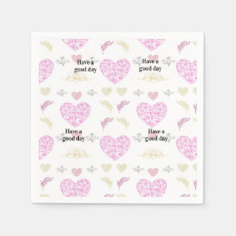 Servilleta De Papel Sweet romantic valentine heart
